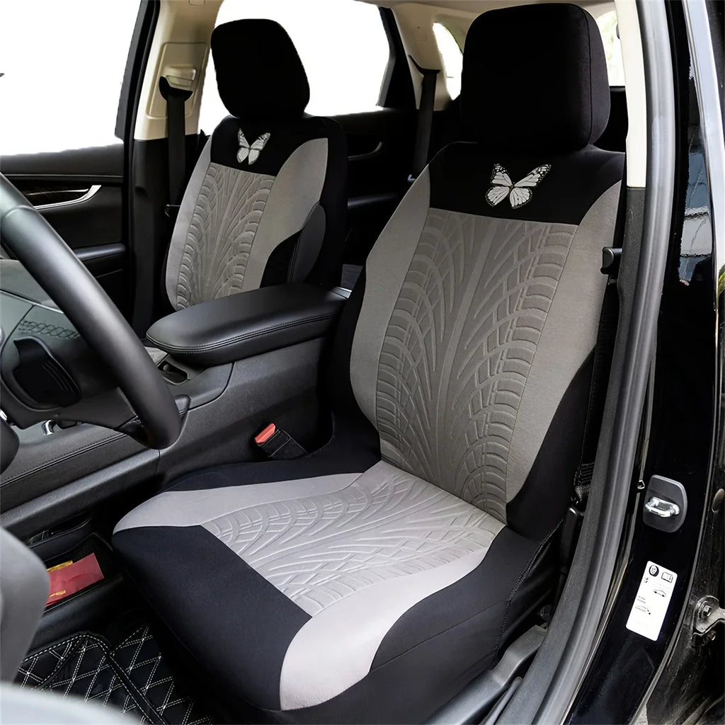 Universal Embroidered Car Seat Cover Set