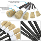 Car Detailing Brush Set for Vents, Rims & Interior
