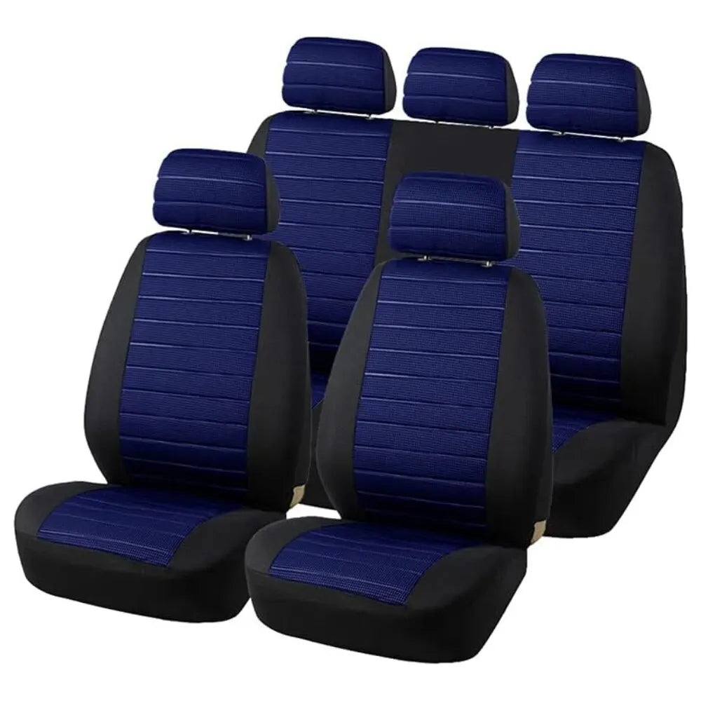Universal Cloth Car Seat Cover Full Set