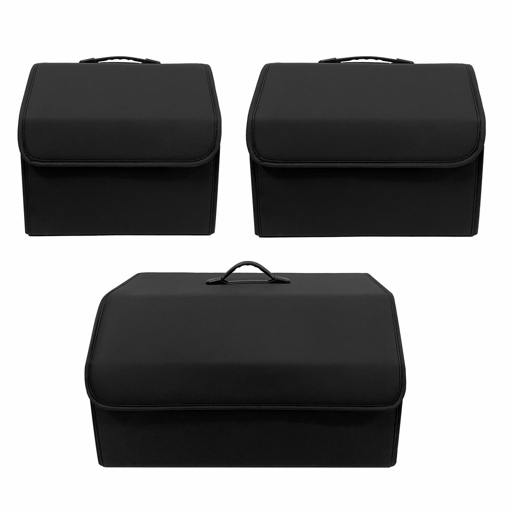 Collapsible PU Leather Car Trunk Storage Box