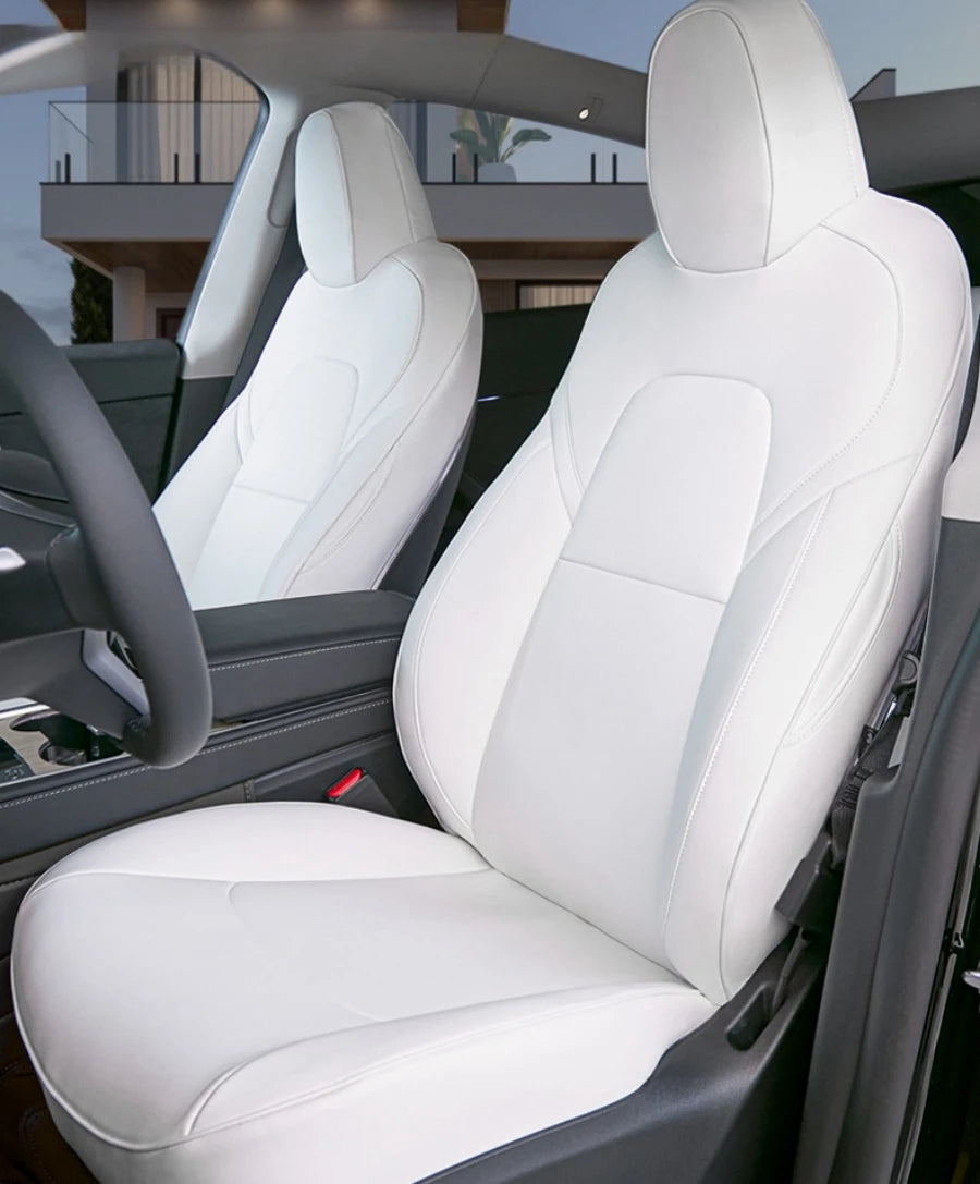Full Set Nappa Leather Seat Covers for Tesla Model Y (2019-2023)