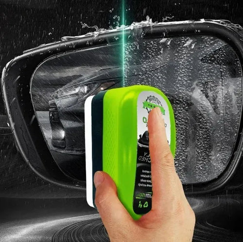 Car Glass Oil Film Remover & Cleaning Sponge Brush