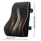 Ergonomic Memory Foam Car Seat Cushion with Lumbar Support