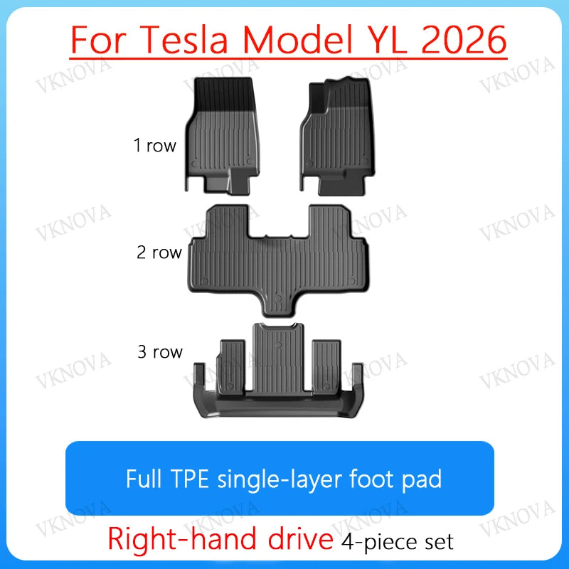 Rear Seat Backrest Protective Pad for Tesla Model Y L (2026)