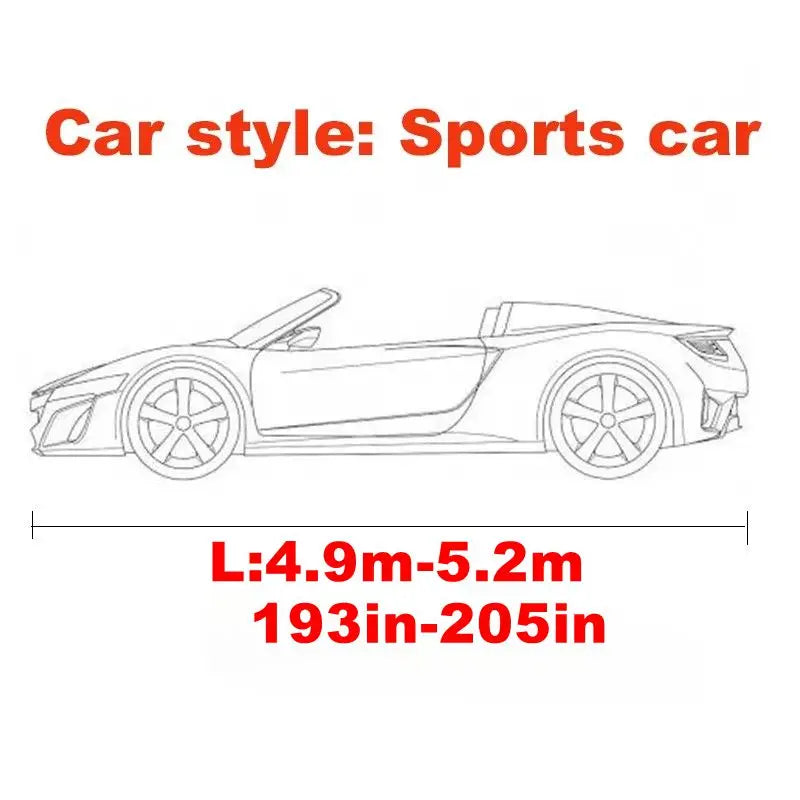 Universal Stretch Car Cover, Sun & Dust Protection