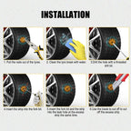 42-Piece Car Tire Repair Kit for Punctures