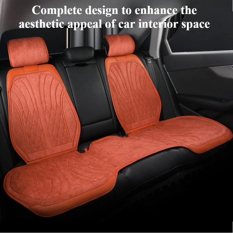 Luxury Suede Leather Car Seat Protection Mat, Four Season
