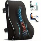 Ergonomic Memory Foam Car Seat Cushion with Lumbar Support