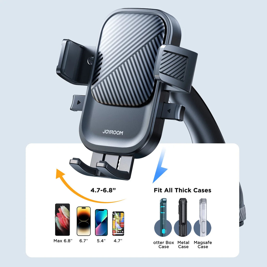 Strong Suction Car Phone Holder, Hands-Free Dashboard Mount