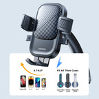 Strong Suction Car Phone Holder, Hands-Free Dashboard Mount