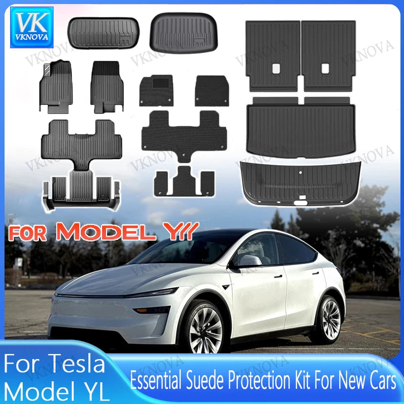 Rear Seat Backrest Protective Pad for Tesla Model Y L (2026)