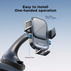 Strong Suction Car Phone Holder, Hands-Free Dashboard Mount