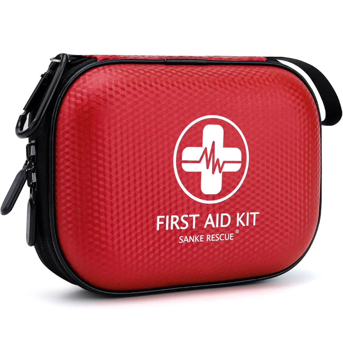 150-Piece Mini First Aid Kit, Waterproof Hard Shell