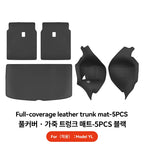 Nappa Leather Trunk Mat for Tesla Model Y L (6-Seater, 2026)