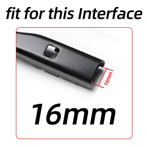 Universal Front Windshield Wiper Blades (2 Pcs)