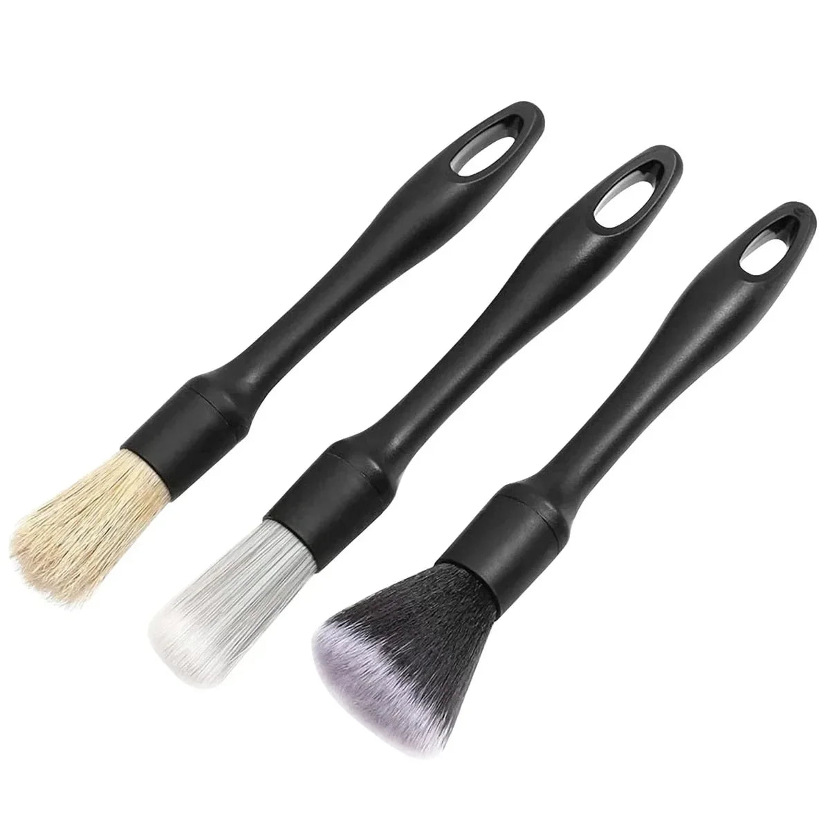 Car Detailing Brush Set for Vents, Rims & Interior