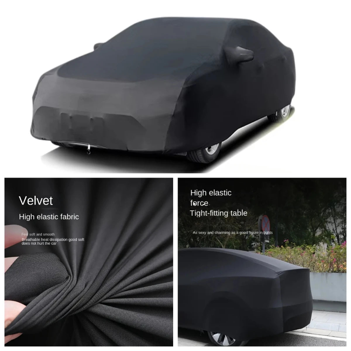 Universal Stretch Car Cover, Sun & Dust Protection