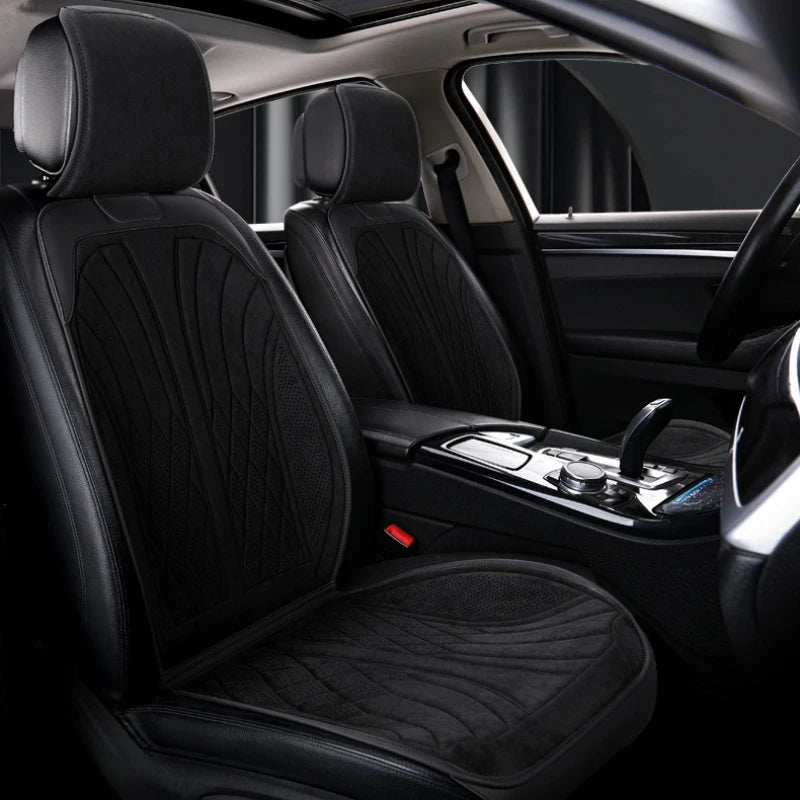 Luxury Suede Leather Car Seat Protection Mat, Four Season