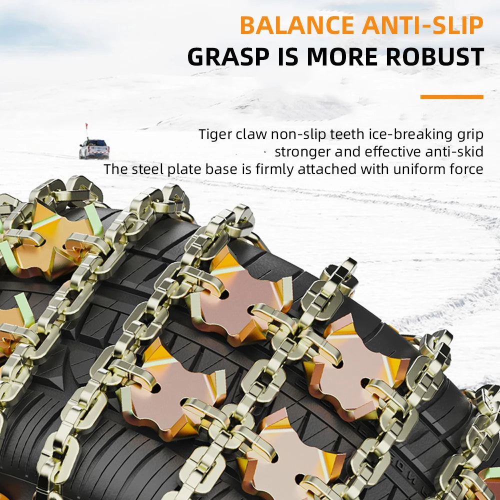 Portable Snow Chains for Car Tires
