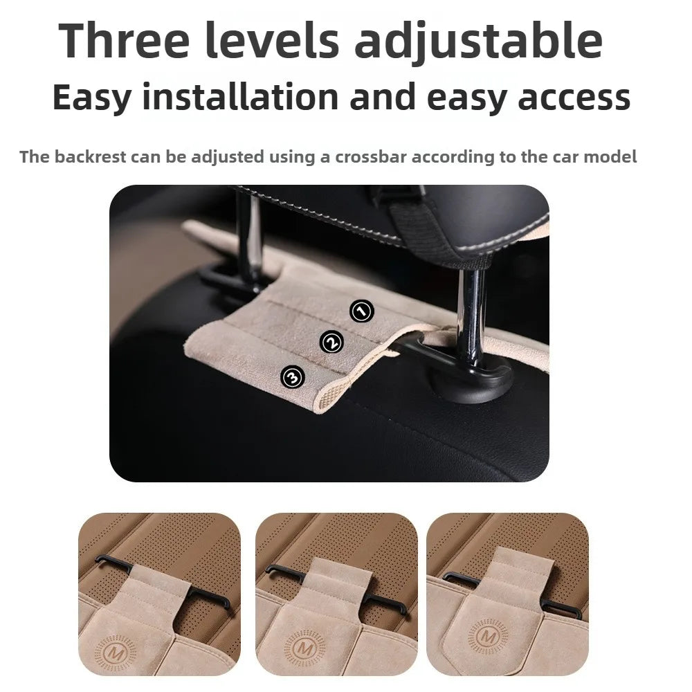 Universal Suede Full Set Car Seat Covers, Four Seasons