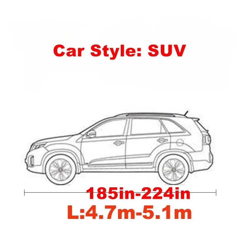 Universal Stretch Car Cover, Sun & Dust Protection