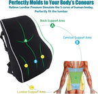 Car Seat Lumbar Support Cushion with Rebound Foam