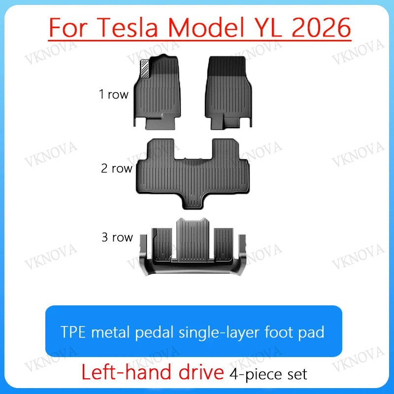 Rear Seat Backrest Protective Pad for Tesla Model Y L (2026)