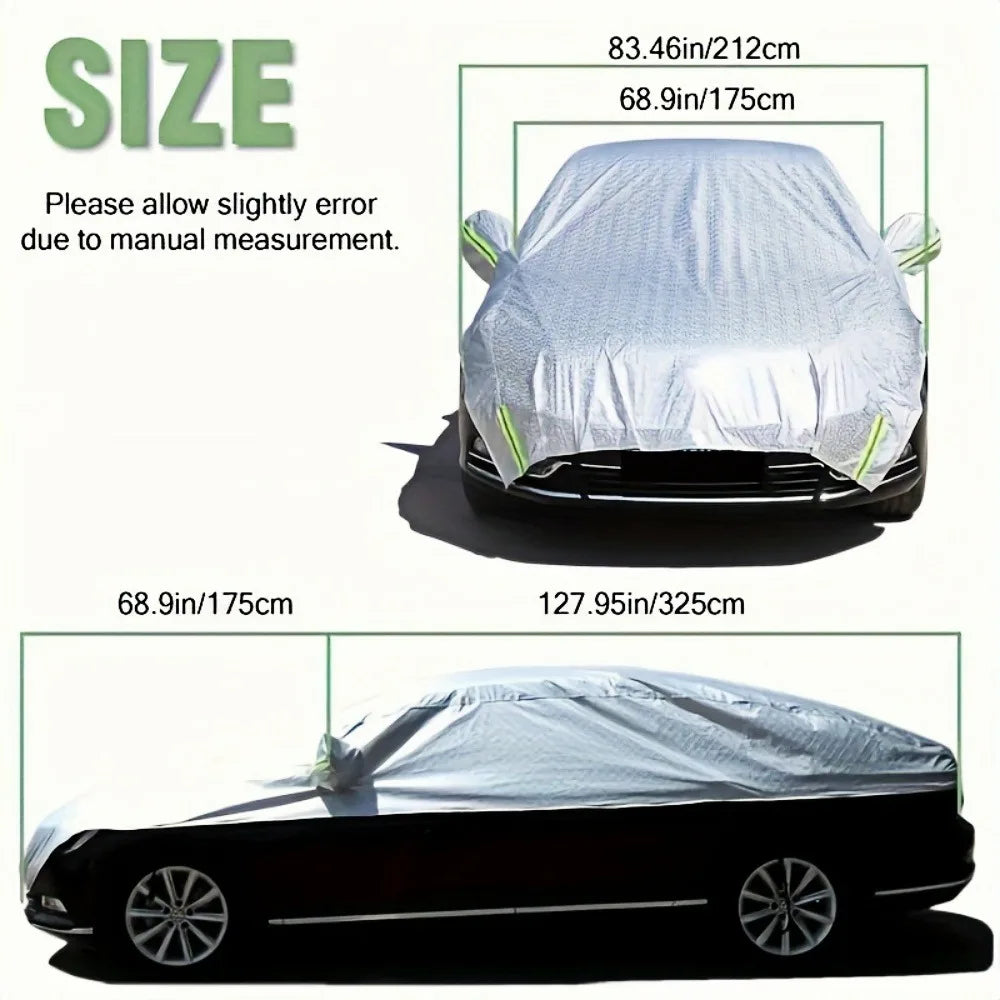 All-Weather Half Car Body Cover, Waterproof