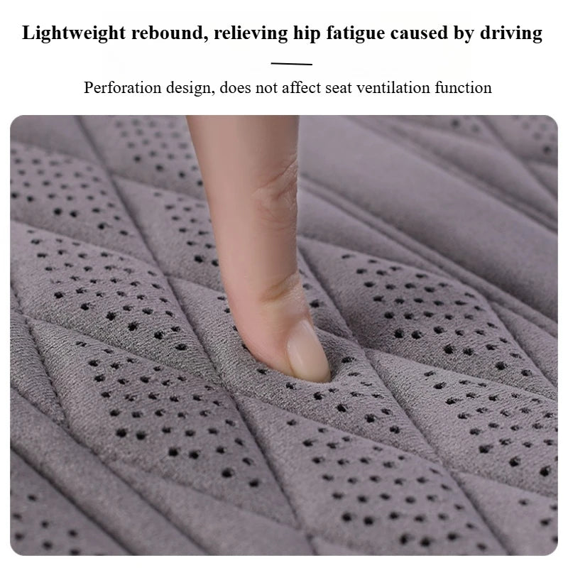 Luxury Suede Leather Car Seat Protection Mat, Four Season