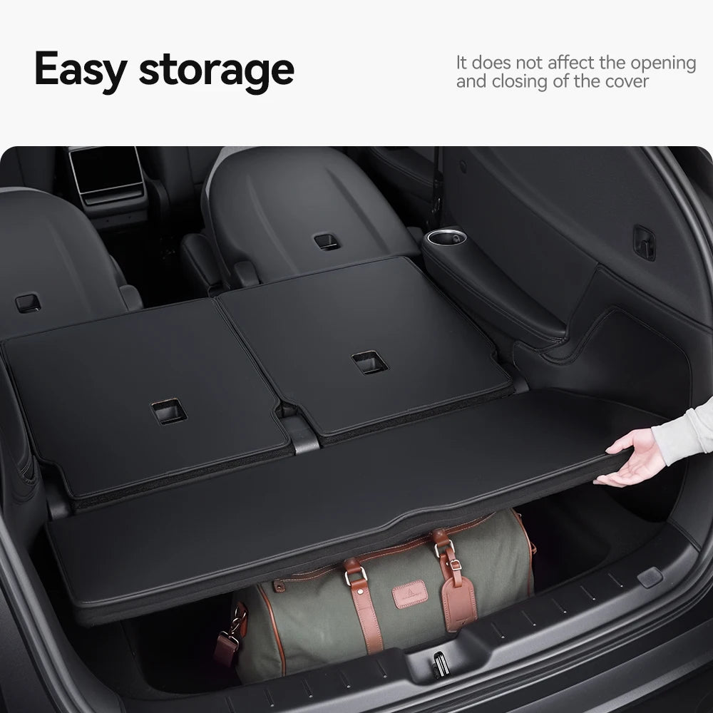 Nappa Leather Trunk Mat for Tesla Model Y L (6-Seater, 2026)