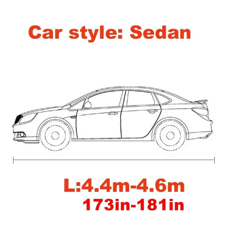 Universal Stretch Car Cover, Sun & Dust Protection