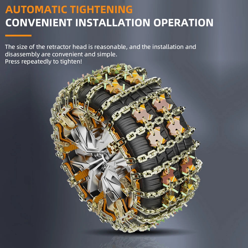 Portable Snow Chains for Car Tires