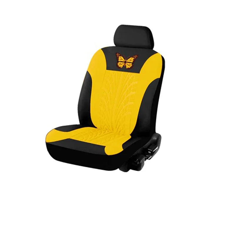 Universal Embroidered Car Seat Cover Set