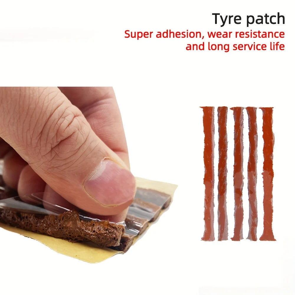 42-Piece Car Tire Repair Kit for Punctures