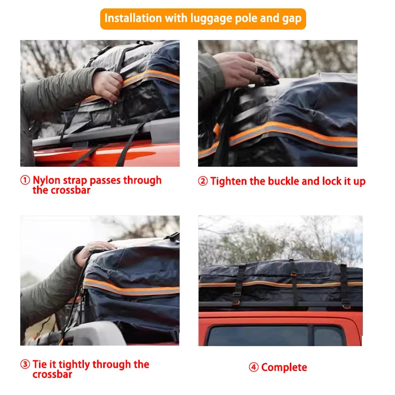 550L Waterproof Car Roof Cargo Box