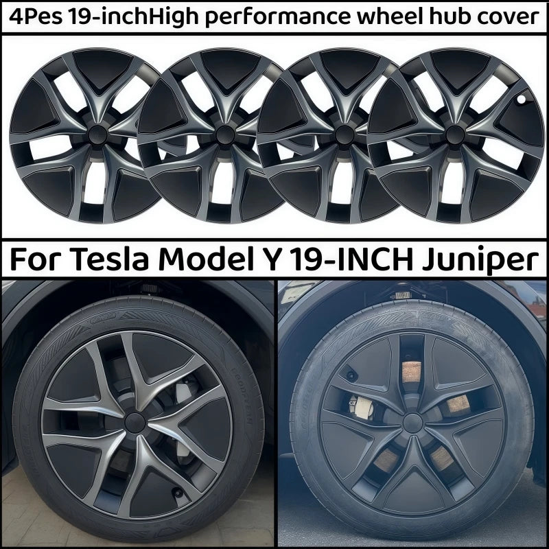 4-Piece Hub Cap Set for Tesla Model Y (Juniper)