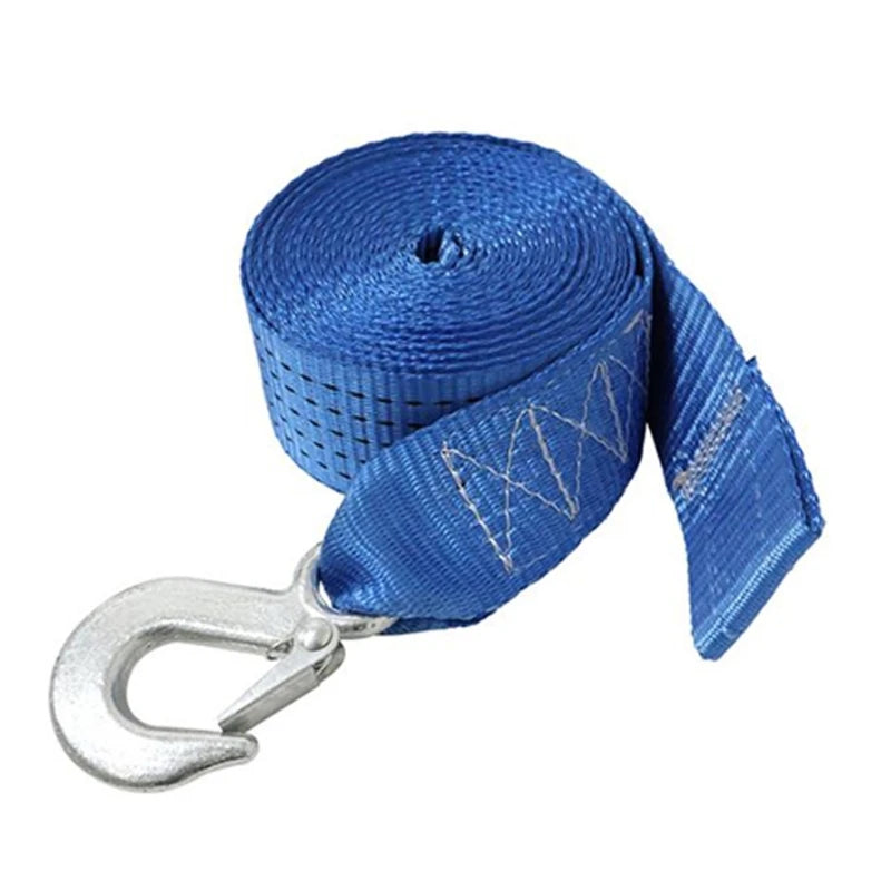 6/8/10m Trailer Winch Strap with Safety Hook