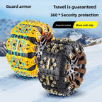 Anti-Skid Tire Chains for Small Cars & SUVs