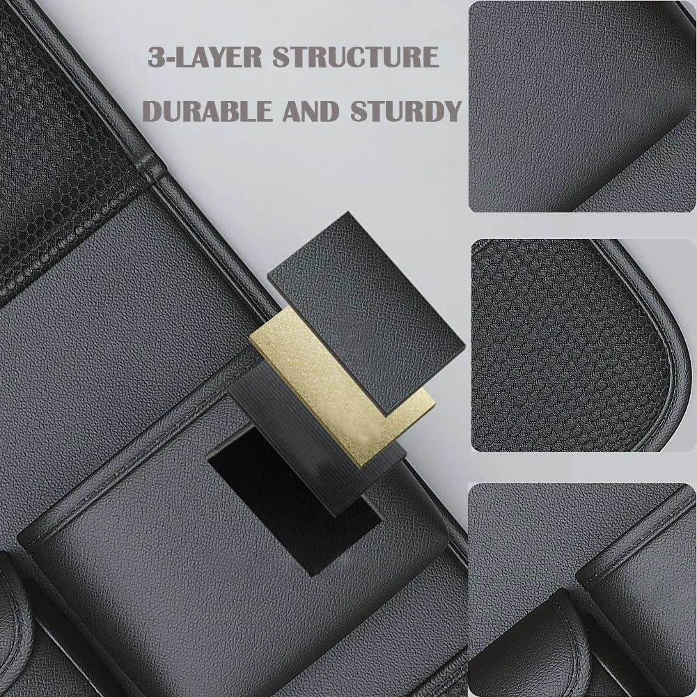 Foldable Seat Back Storage Rack & Bag for Car