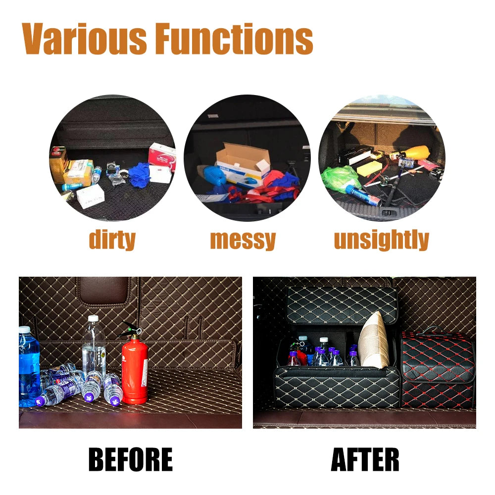 Large Capacity Car Trunk Organizer Box