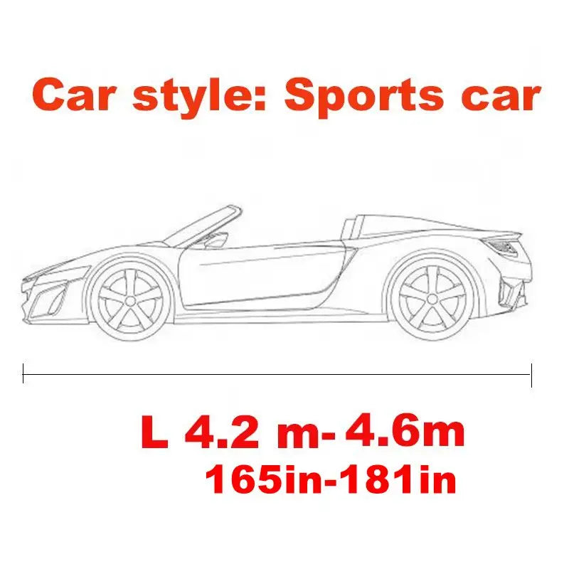 Universal Stretch Car Cover, Sun & Dust Protection