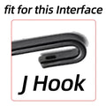 Universal Front Windshield Wiper Blades (2 Pcs)