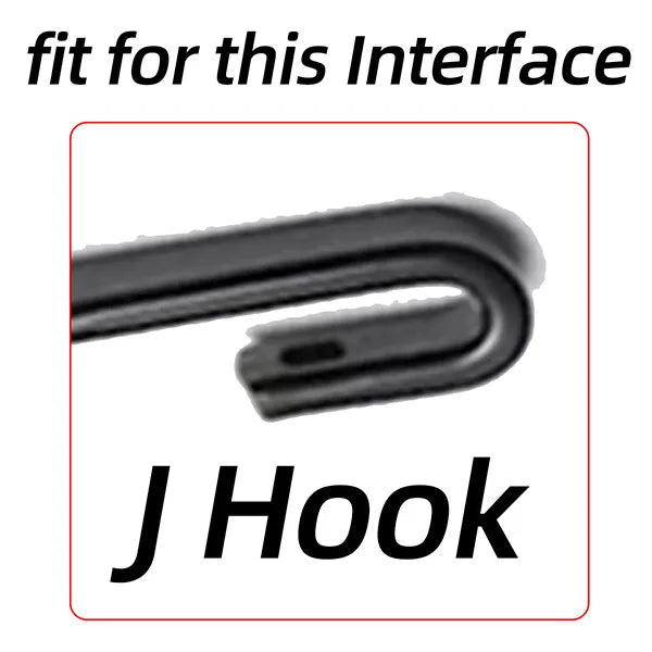 Universal Front Windshield Wiper Blades (2 Pcs)